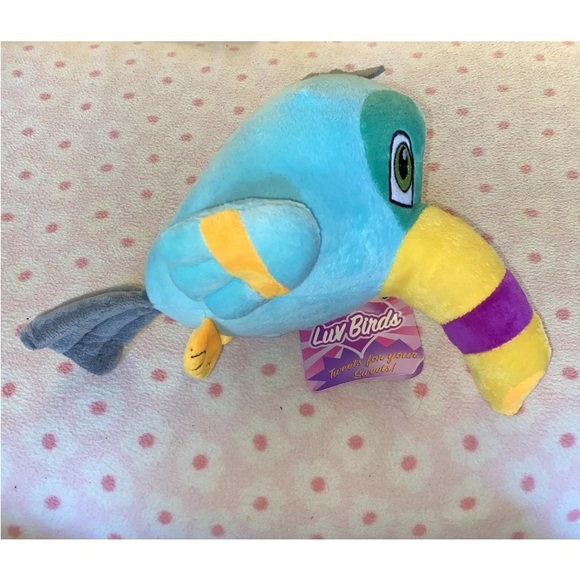 Vintage plush Tucan Luvbird stuffed toy animal sugarloaf NWT - Picture 5 of 14
